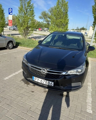 Opel Astra cena 29500 przebieg: 170000, rok produkcji 2017 z Poznań małe 407